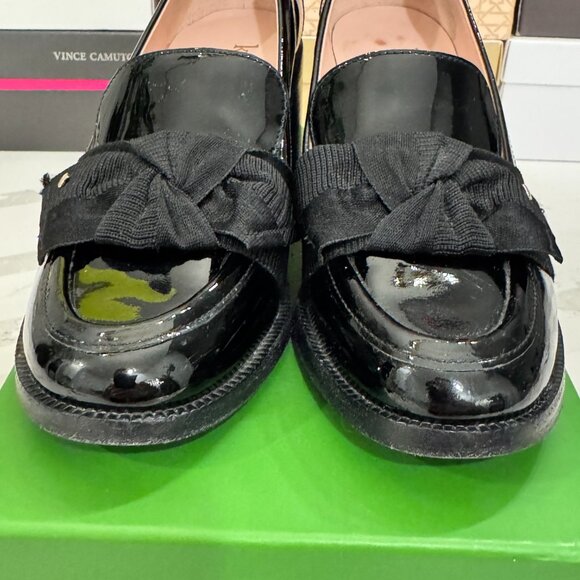 Kate Spade New York Women's Leandra Slip On Loafer High Heel Pumps Black - Picture 11 of 16